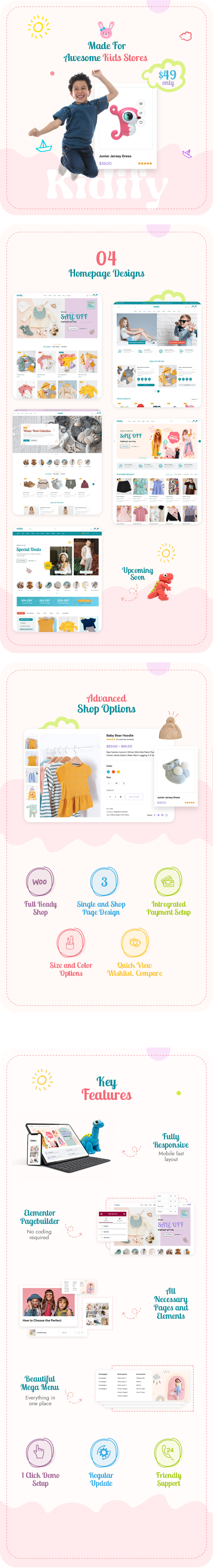 Kidify - Baby & Kids store eCommerce Woocommerce Theme - 2