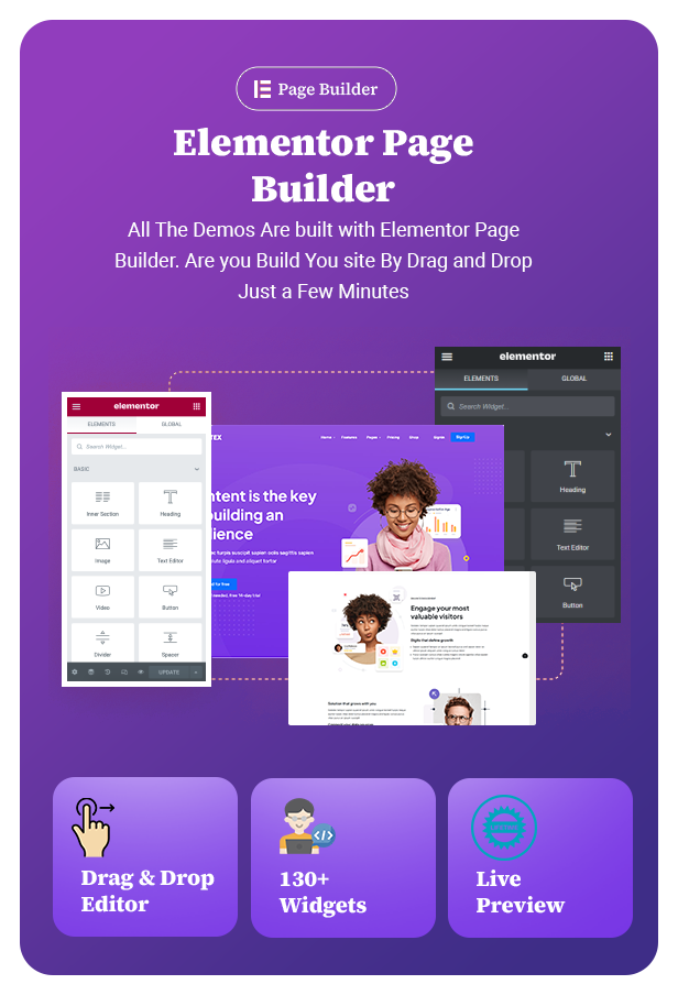 Martex - Software, SaaS & Startup Landing Page WordPress Theme with Automatic AI Content Writer - 3