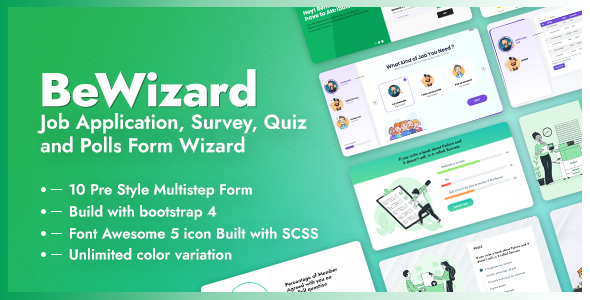 BeWizard - Survey Poll Quiz & Application Multistep Form - 2